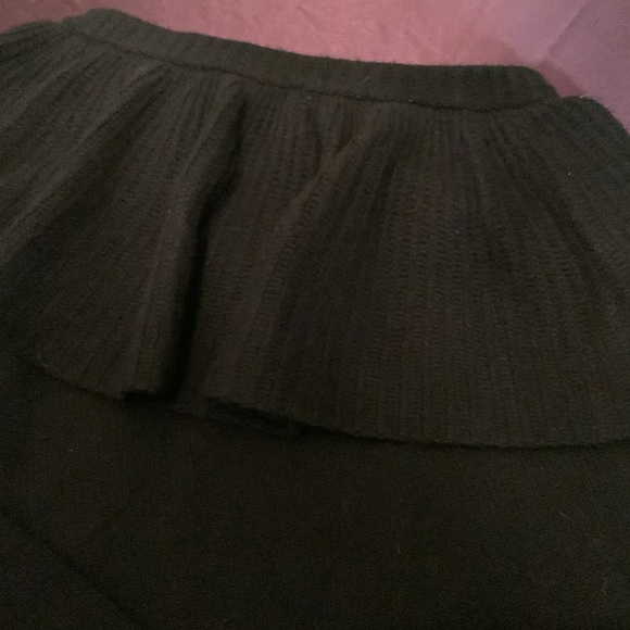 Aqua Cashmere one shoulder sweater, Sz S - Picture 2 of 9